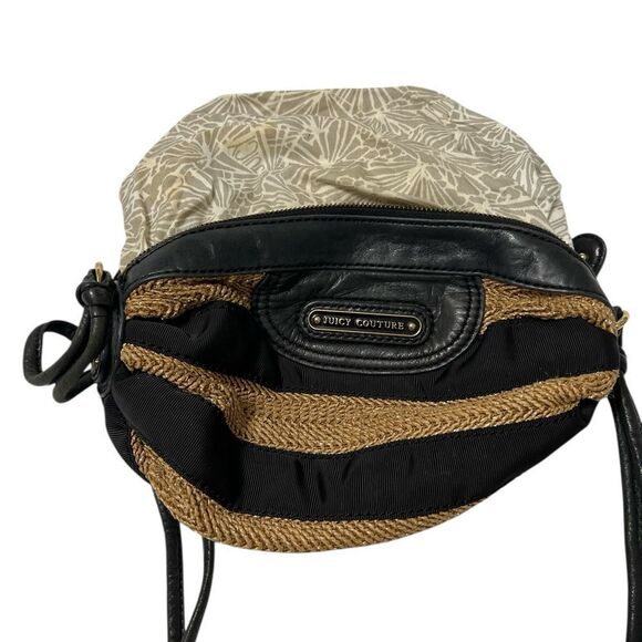 RARE Vintage Y2K Juicy Couture Black
PU and Straw barrel bag Crossbody - Picture 10 of 14